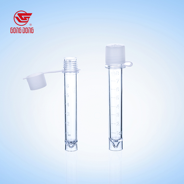 Test Tube with graduation, 14.7*101 mm with cap