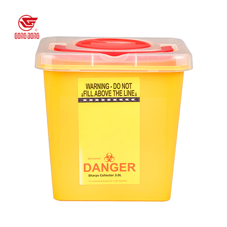 Waste Sharp Container Yellow Rotary Cap